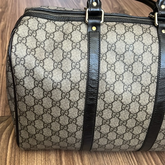 A184- π― % authentic Gucci Boston totes bag - Picture 8 of 17